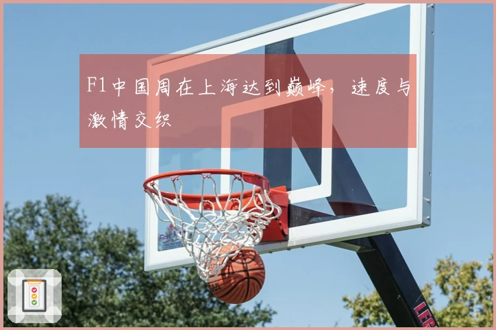 F1中国周在上海达到巅峰，速度与激情交织